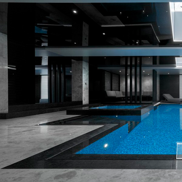 indoor overflow pool