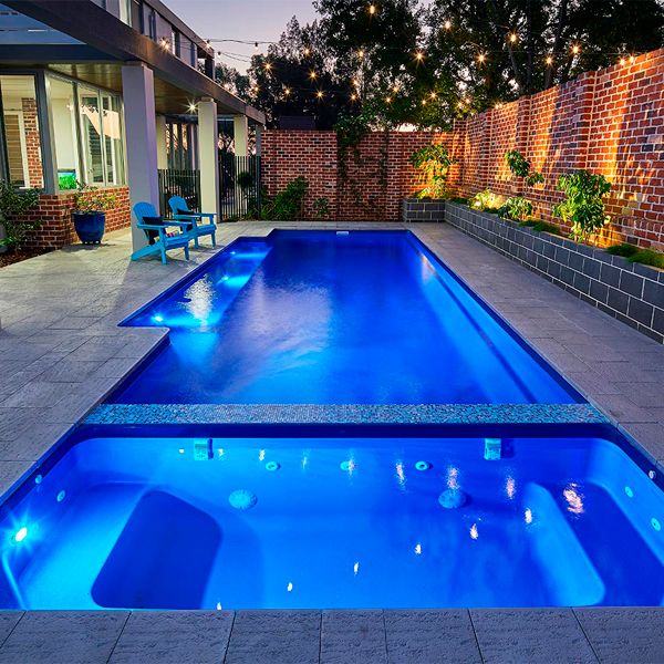 prefab pool and spa by Barrier Reef Pools