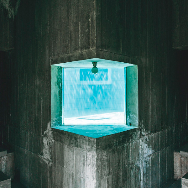 minimalist pool with an underwater window by PEZO VON ELLRICHSHAUSEN