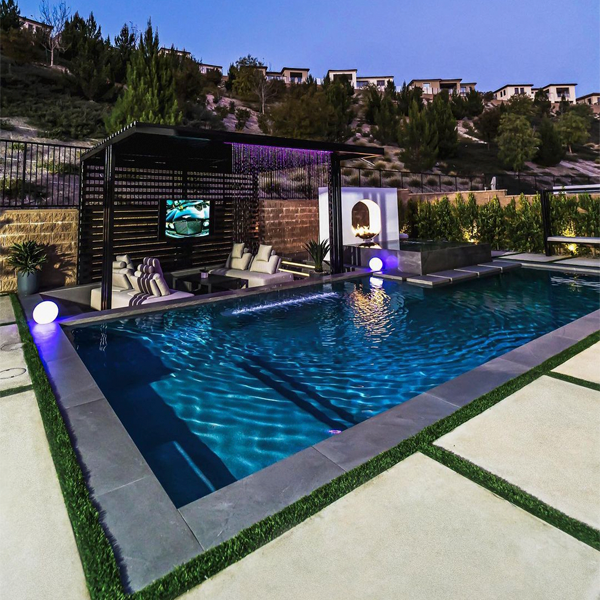 private pool and spa by Westmod Design
