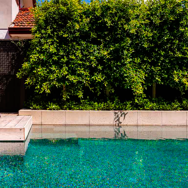 colored pool tiles