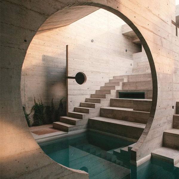 Unique pool in Casa TO hotel by Ludwig Godefroy