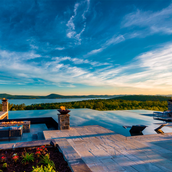 mirror pool and spa by J. Brownlee Design
