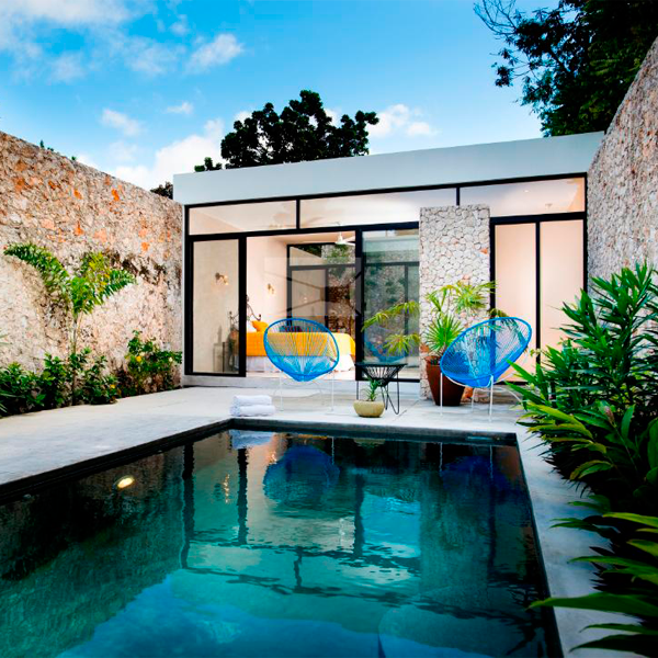 patio mini pool