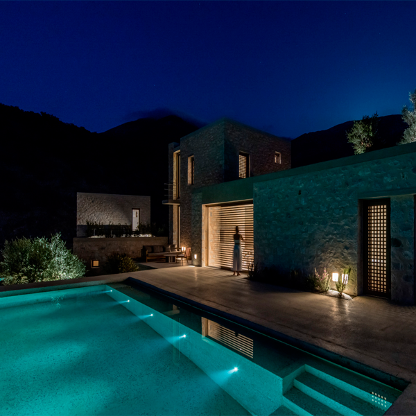 classic design private pool by Desypri Misiaris