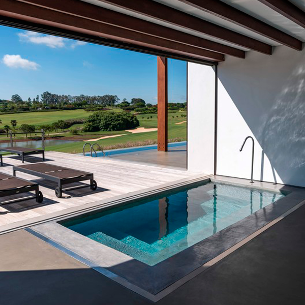 private spa hot tub