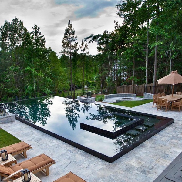 black pool and spa by Selective Designs
