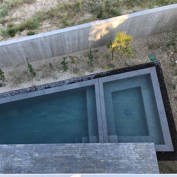 mini pool and spa by Falcon Pools