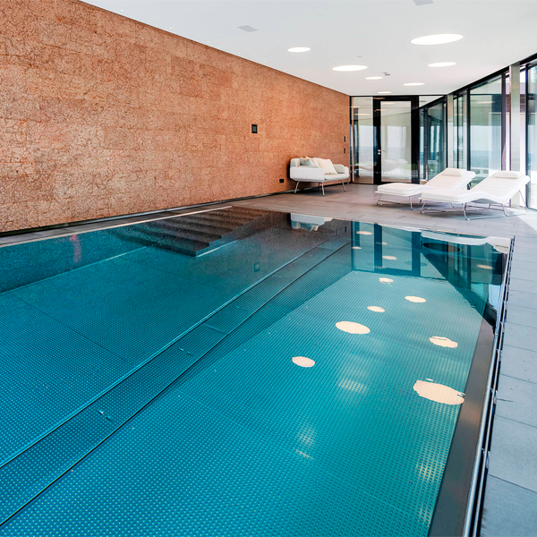 overflow steel pool by Bergmann Schwimmbad