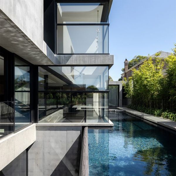 custom infinity pool in a project by Mckimm