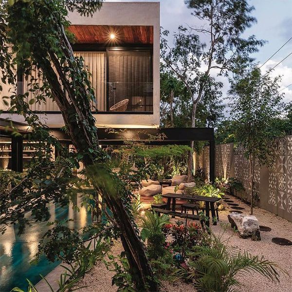 private pool in a project by Houses Tulum