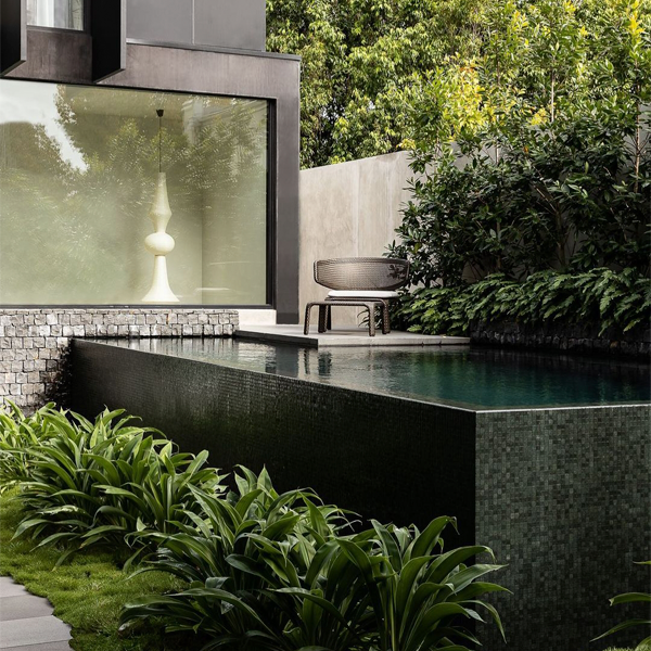 infinity pool in a projet by Nathan Burkett