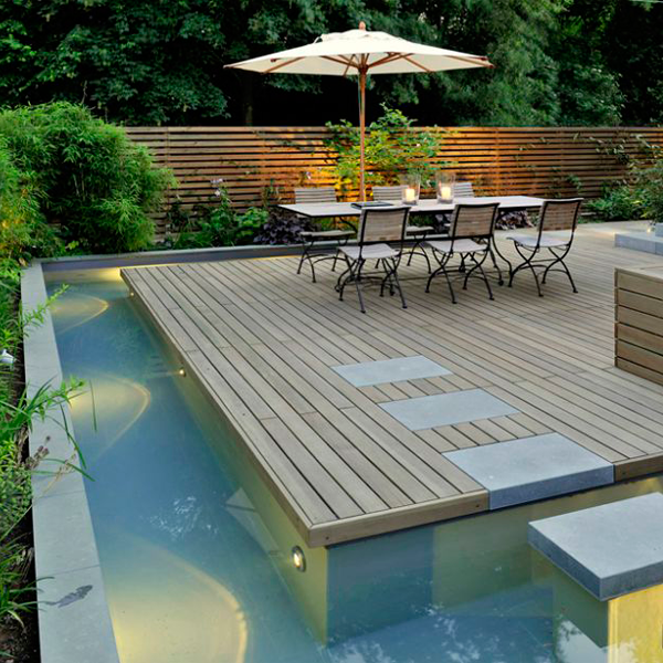 minipool, spa and deck