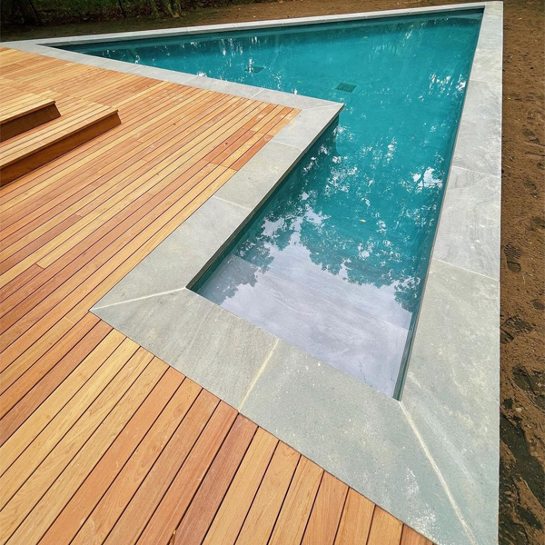 geometric pool by Aquatech Pools Llc