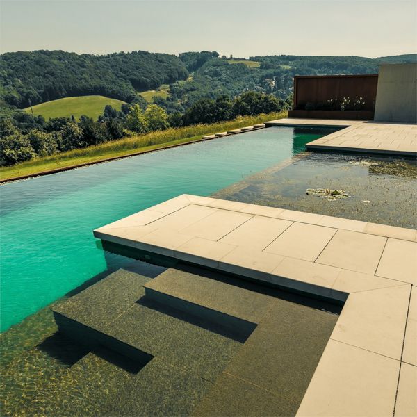 natural infinity lap pool, by Biotop