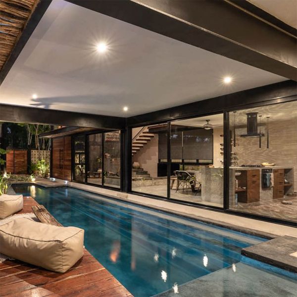 private pool in a project by Houses Tulum