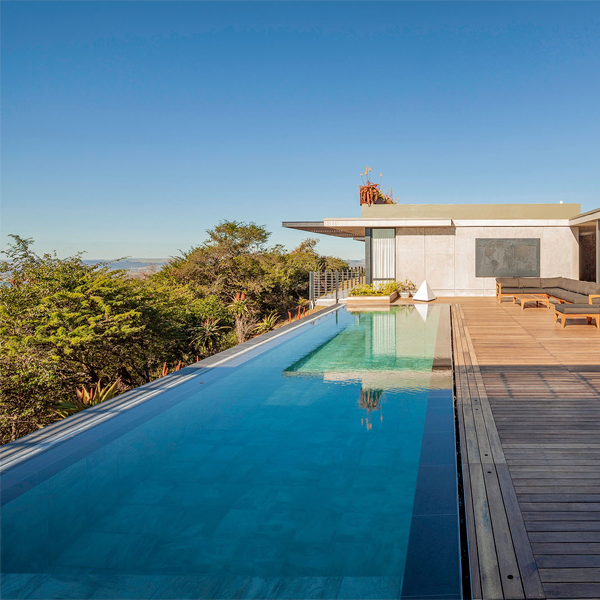 lap infinity pool by Elphick Proome Architecture