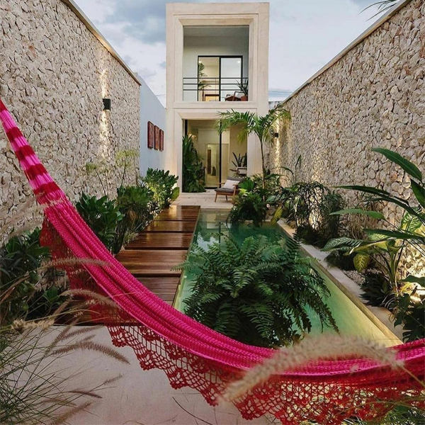 patio with minipool
