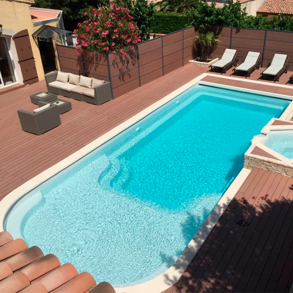 large prefab pool by Neptune Piscines