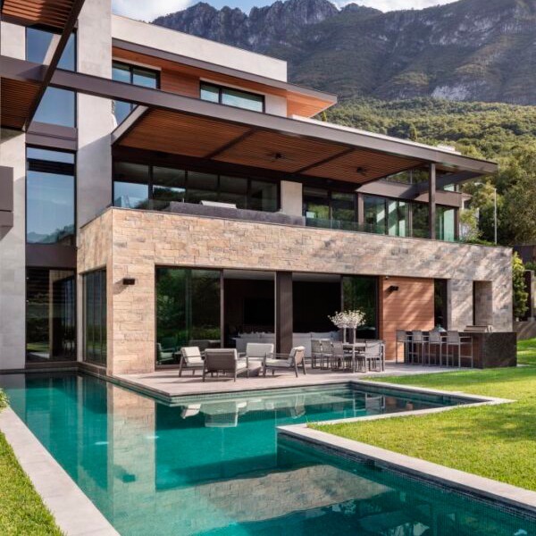 lap pool in a private villa by Pozas