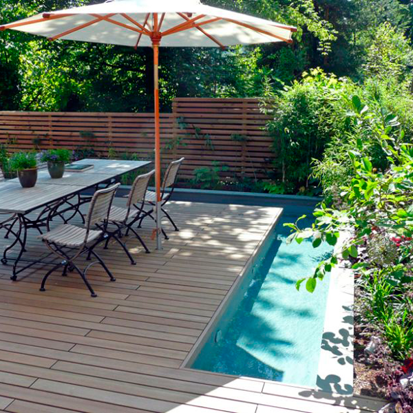 minipool, spa and deck