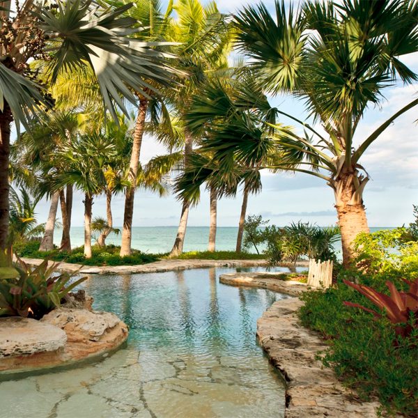 Bespoke pool by the sea by Raymond Jungles