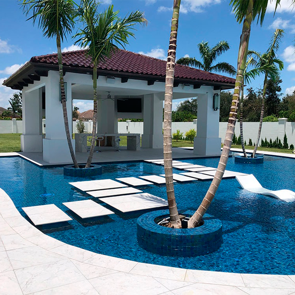 custom pool like a resort at home by hamlin pools