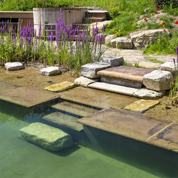 natural pool by Gartenart in East Sussex