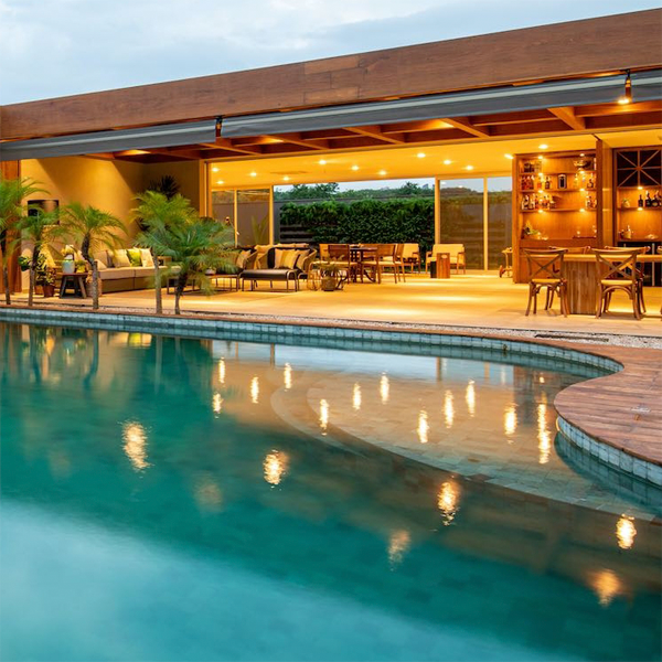 custom overflow swimming pool