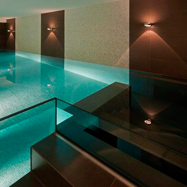 transparent above ground pool