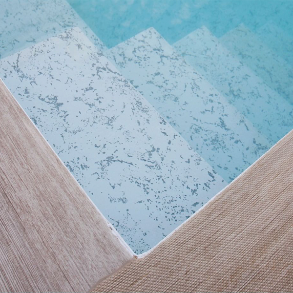steel pool with liner coating by Piscinia