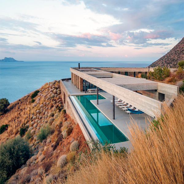 infinity pool on cliff