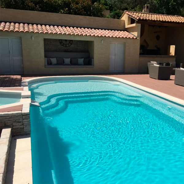 large prefab pool by Neptune Piscines