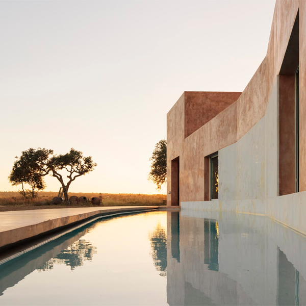 custom pool in a modern house by Bak Gordon