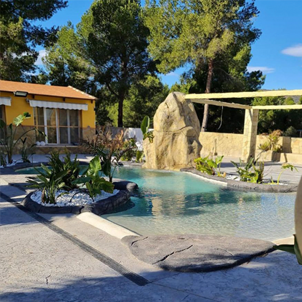 Private sand pool by Paradise Pools Spain