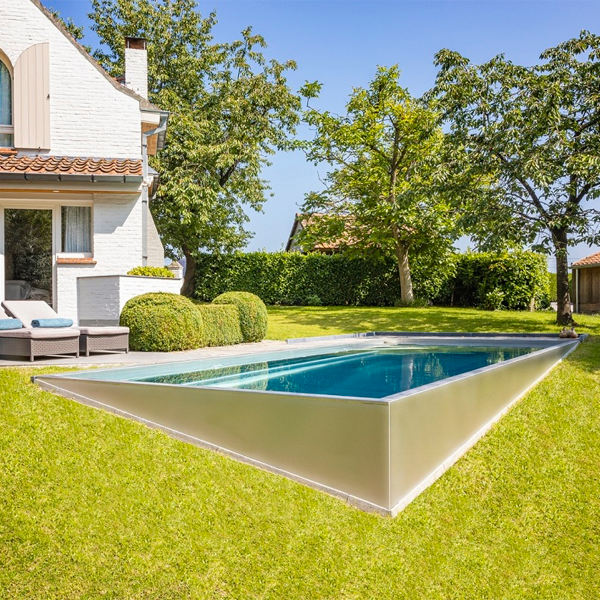 above ground stell pool by Nouv´eau