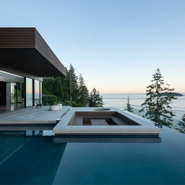 infinity pool with relax zone