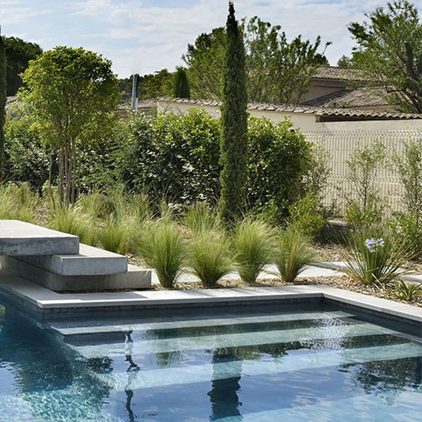 mini pool space in a project by Piscines Jacques Brens
