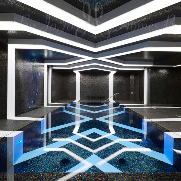 a spectacular indoor mirror pool by Betz Pools