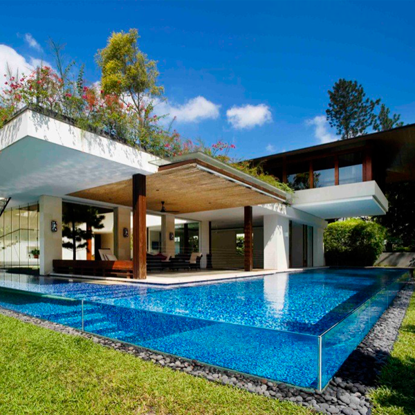 transparent pool