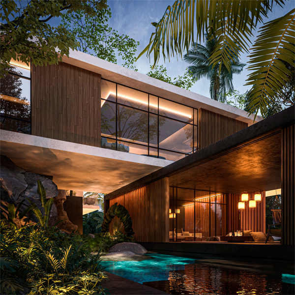 pool render by Ubicuoo Studio