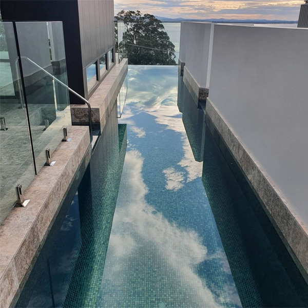 lap infinity pool by Adept Pools