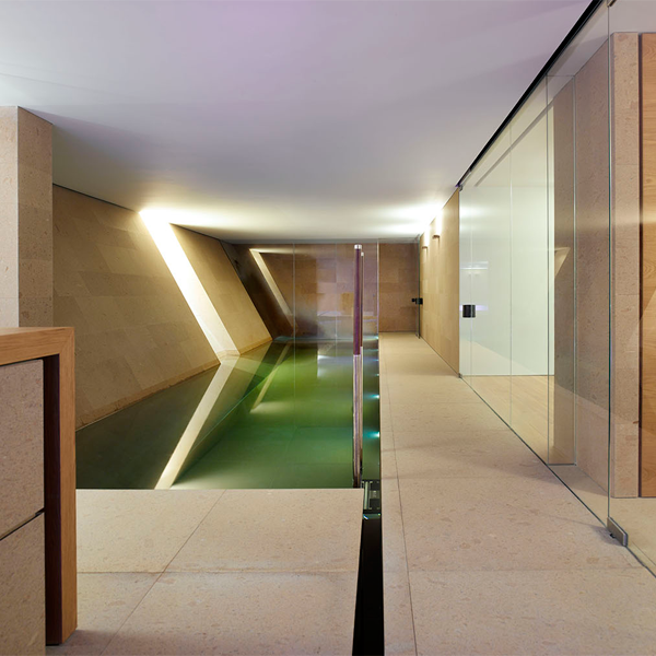 indoor overflow pool