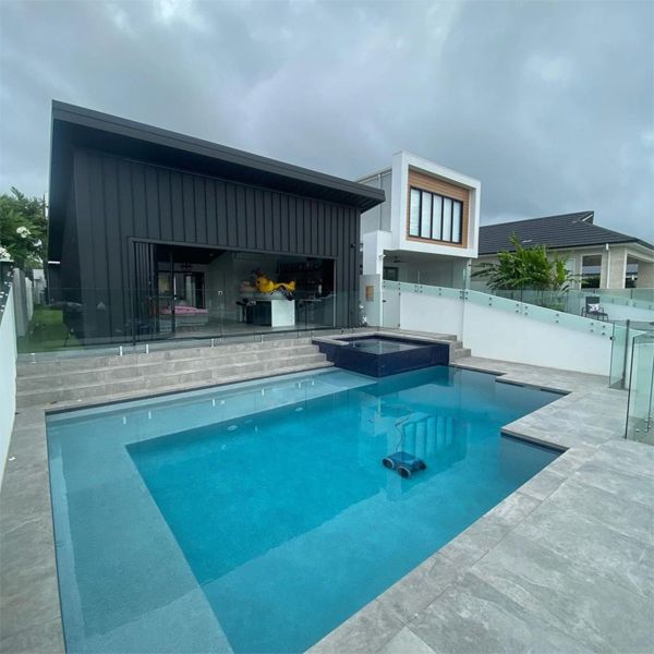private pool and spa, by JM Built