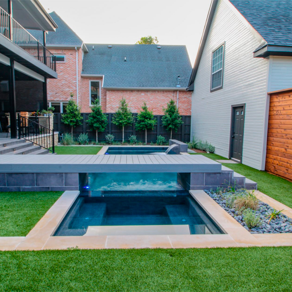 private pool and spa by Southerwind Pools