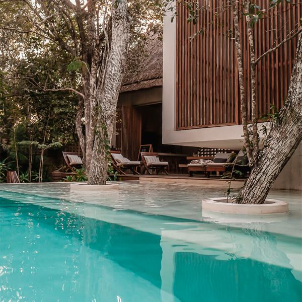infinity pool in a unique project by Jaque Studio