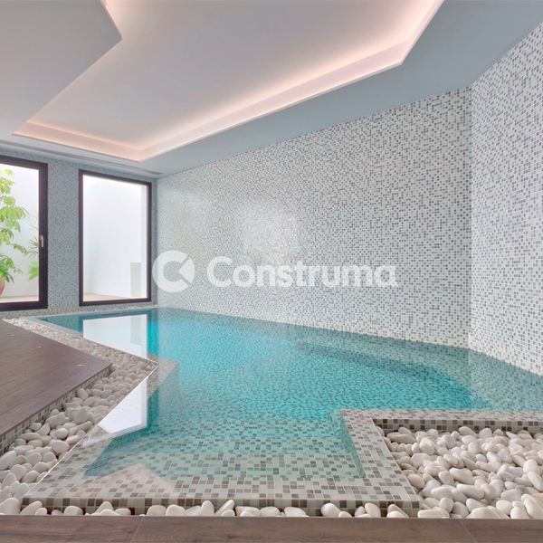 indoor pool spa by Construma