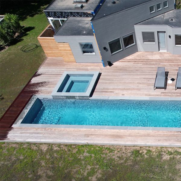 custom lap pool and spa by Pico Pools