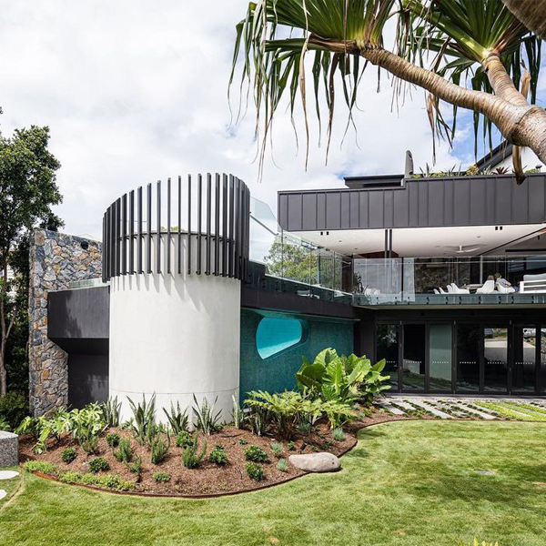 modern villa with a modern pool by Vision Concrete Pools