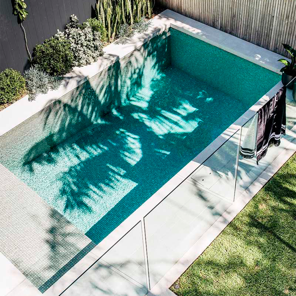 mini pool and garden